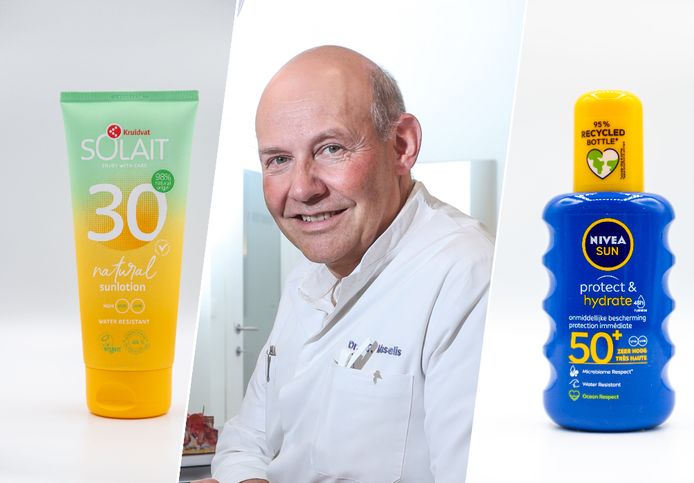 Dermatoloog Thomas Maselis beoordeelt 10 populaire zonnecrèmes.