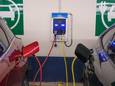 Een voorbeeld van een elektrische laadpaal.