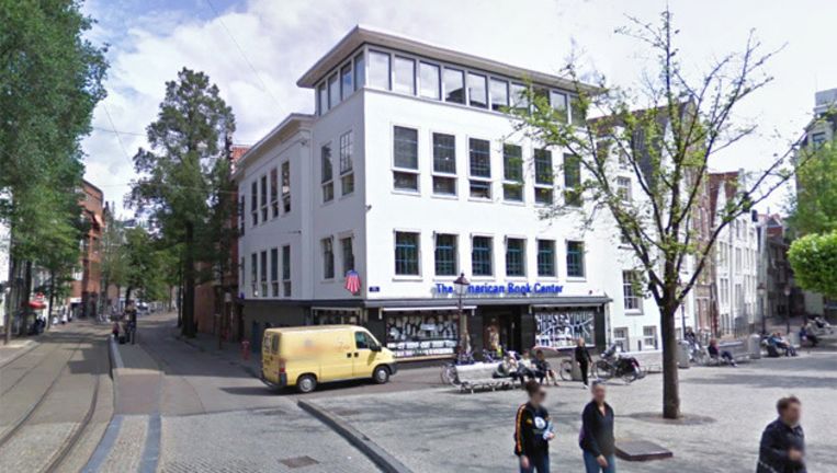 The American Book Center op het Spui in Amsterdam. Foto Google Streetview Beeld 