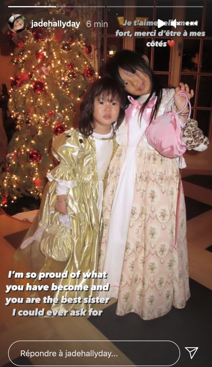 Joy et Jade Hallyday