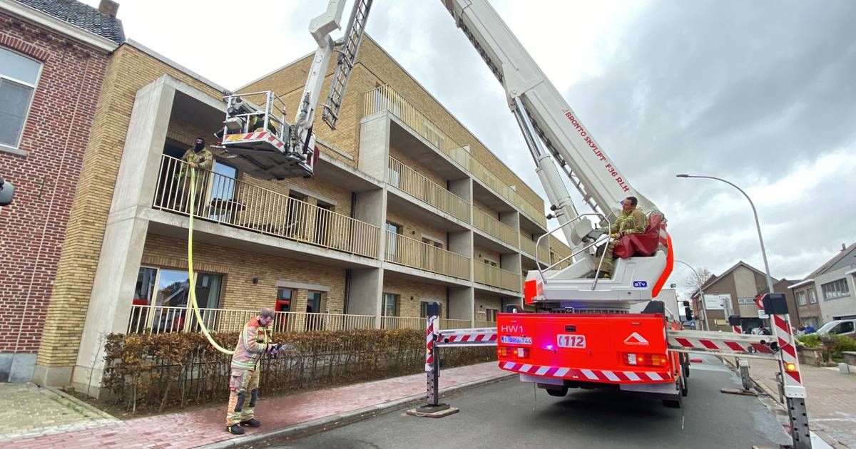 Brand in serviceflat in SintMariaOudenhove vijftig bewoners geëvacueerd Zottegem hln.be