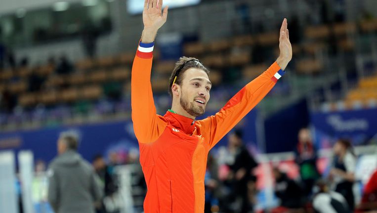 Kjeld Nuis won gisteren goud op de 1000 meter. Beeld AP