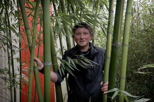 Bennie Nuilen van Bamboo Giant in Asten (archieffoto).