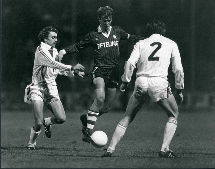 Louis van Gaal in de thuiswedstrijd tegen Spartak Moskou in 1983.
