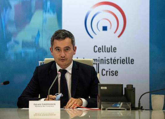 Le ministre français de l'Intérieur, Gérald Darmanin