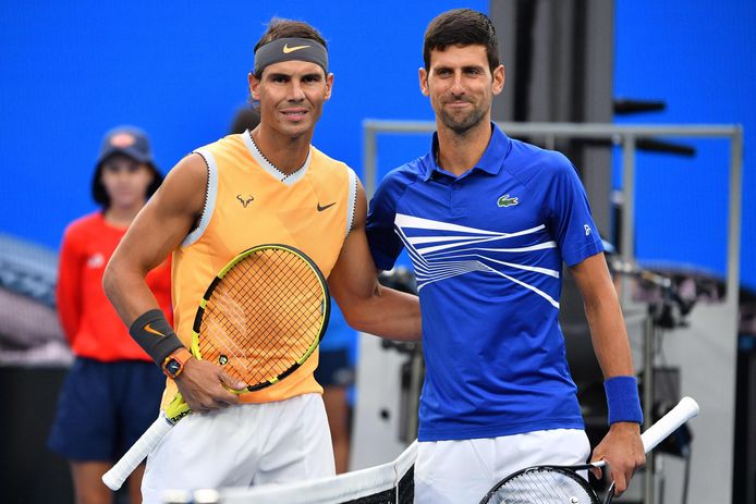 Rafael Nadal en Novak Djokovic.