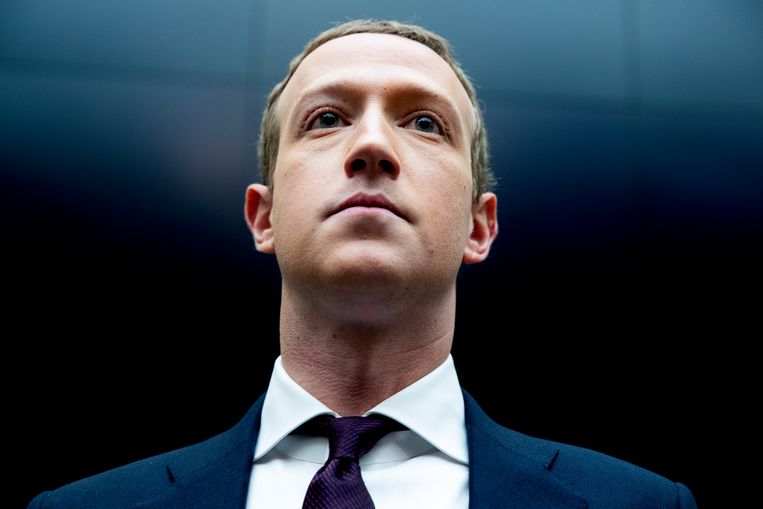 Facebook-topman Mark Zuckerberg. Beeld EPA