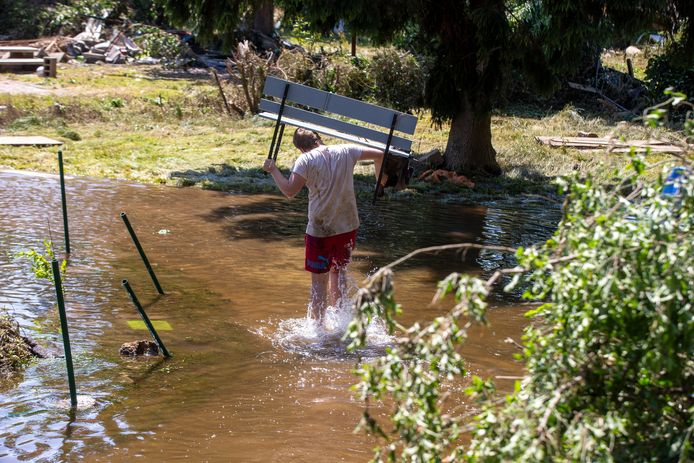 Inondations à Esneux.