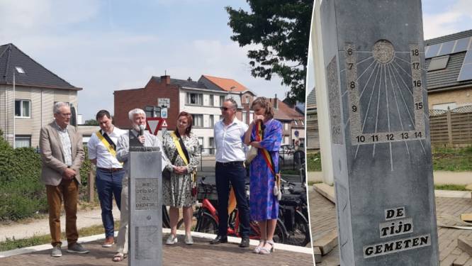 Zonnewijzer op Klingspoor: laat cadeau voor viering 150 jaar spoorweg Mechelen-Terneuzen