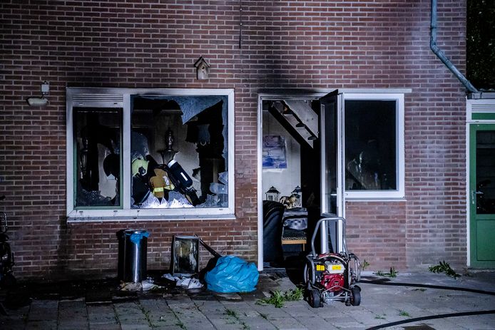 Brand in woning Bisschop Zwijsenstraat Tilburg.