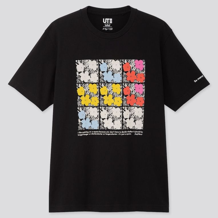 Een Warhol-T-shirt van Uniqlo. Beeld Uniqlo/The Andy Warhol Foundation for the Visual Arts