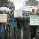 De Klimaatmars was vrolijk tegen beter weten in
