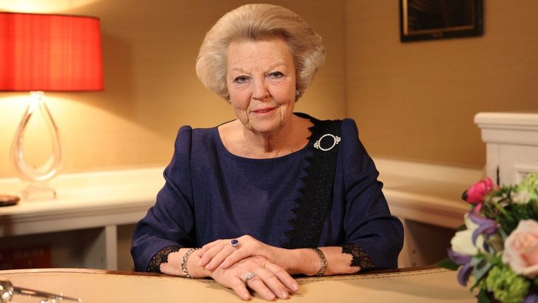Koningin Beatrix kondigt haar aftreden aan. Beeld epa