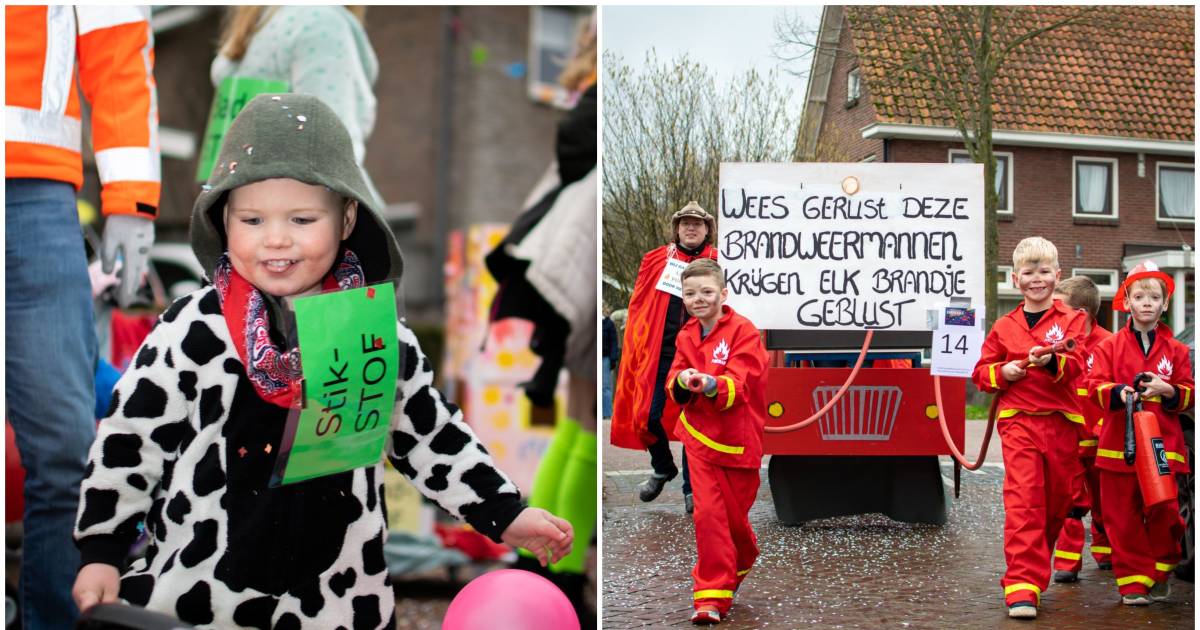 Klein van omvang, groot feest: Noord Deurningen beleeft kleurrijke optocht