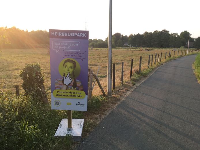 Het toekomstige Heirbrugpark in de bocht van de Durme krijgt een overdekt paviljoen.
