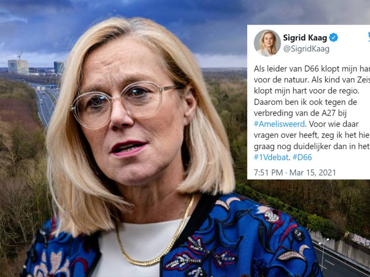 Hoe één tweet van Sigrid Kaag de lobby en het protest tegen verbreding Amelisweerd nieuwe zuurstof gaf