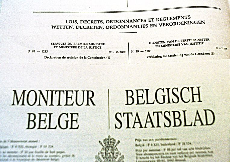 Het Staatsblad verschijnt intussen niet meer op papier. Beeld BELGA