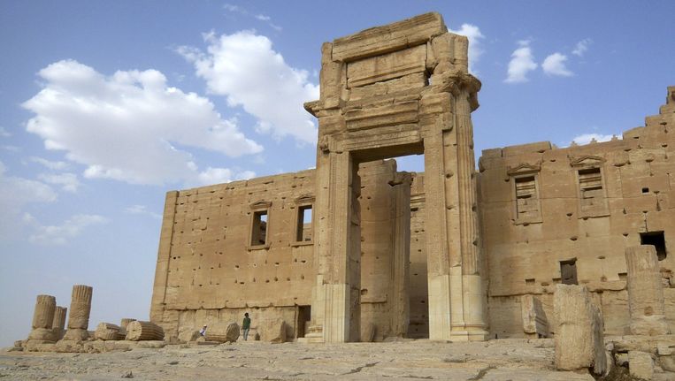Times Square Krijgt Replica Van Historische Poort Palmyra De Volkskrant