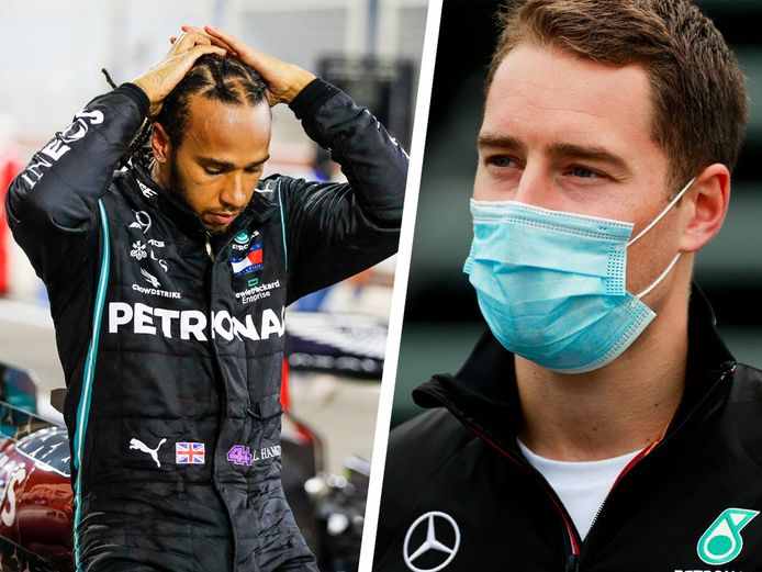 Niet Stoffel Vandoorne, maar George Russell zal Lewis Hamilton vervangen.