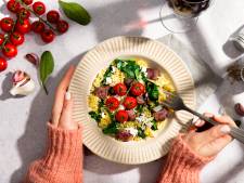 Wat Eten We Vandaag: Risotto van orzo met ossenhaaspuntjes