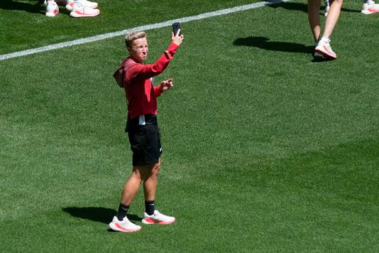 De coach van het Canadese vrouwenvoetbalteam Beverly Priestman.