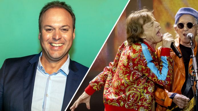 Frans Bauer (links) en Mick Jagger.