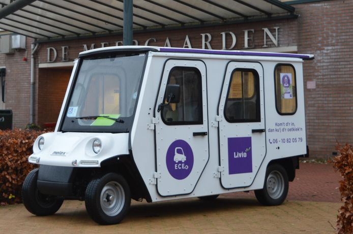 De is hem: de electrocar van Eibergen. Met ruimte voor drie mensen
