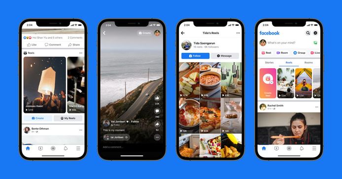 Meta lanceert Reels in de Facebook-app