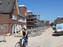 In de nieuwbouwwijk Berckelbosch in Eindhoven wordt in allerlei fasen gewerkt aan woningen.
