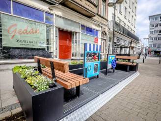 Stad Oostende installeert twee nieuwe rustplekjes in het centrum