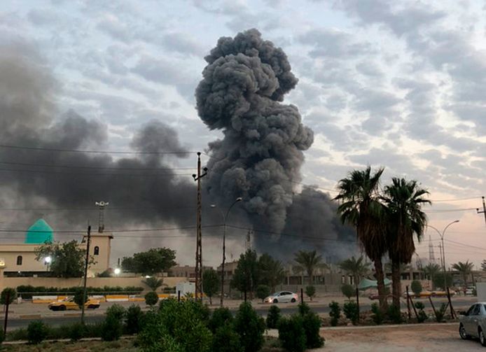 Ook op 12 augustus werd er een aanval uitgevoerd op een legerbasis in de buurt van Bagdad.