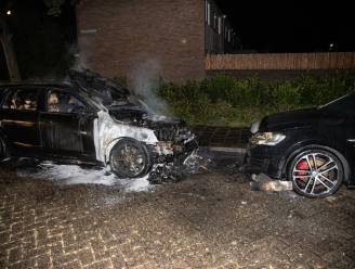 Auto in vlammen op in Roosendaal, ook zware schade aan twee andere wagens
