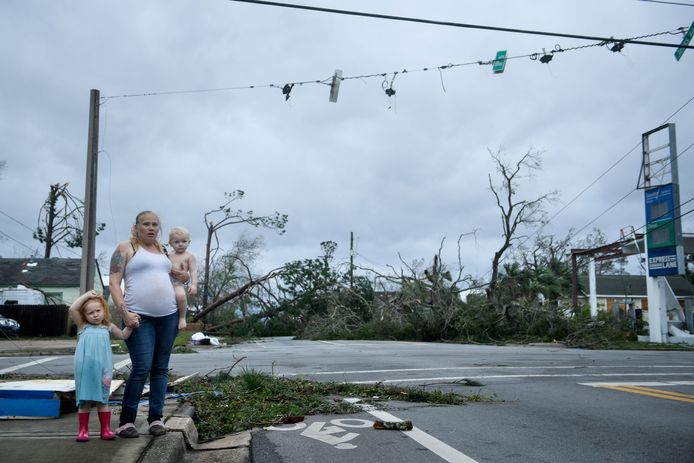 De intensiteit van stormen en orkanen zoals Michael die Florida in oktober 2018 trof, kan volgens de negatieve klimaatbeoordeling rechtstreeks gelinkt worden aan de klimaatverandering.