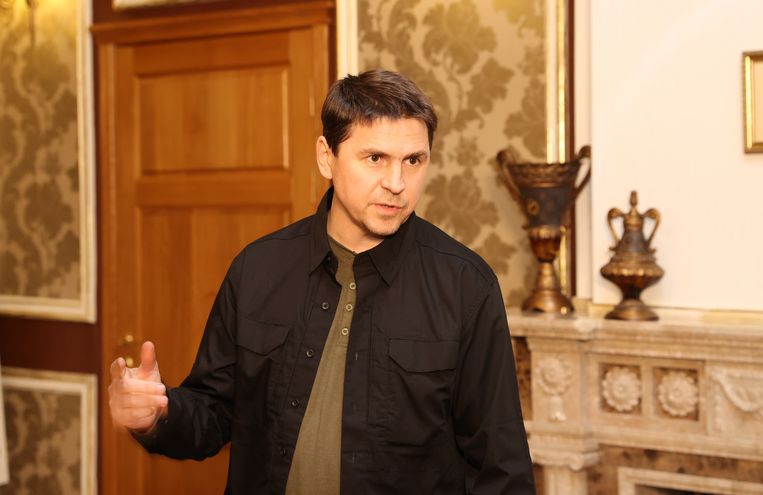 Adviseur Mykhailo Podolyak. Beeld EPA
