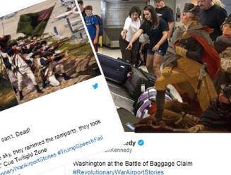 George Washington en de strijd om de luchthaven van LA: Trump mikpunt van parodieën na blunder tijdens speech op Independence Day