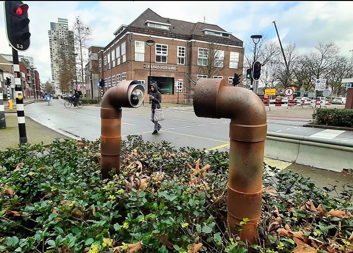 Na de boei, nu de oogjes. Dat Marieke Vromans aan de straathoek woont is er aan af te lezen.