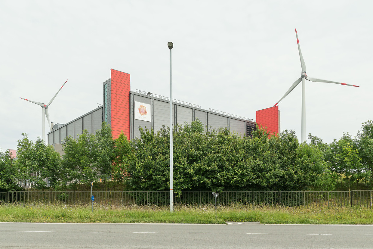 De vestiging van Stora Enso in Evergem. Beeld BELGA