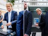 Geert Wilders brengt zijn stem uit in stadhuis Den Haag