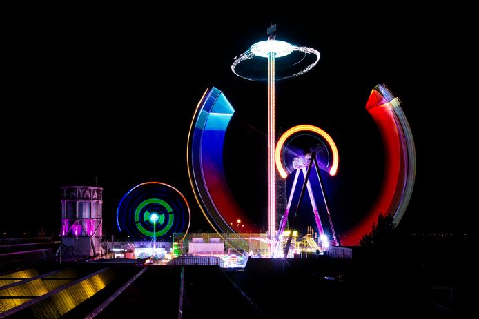 Surrealistische foto Nijmeegse kermis