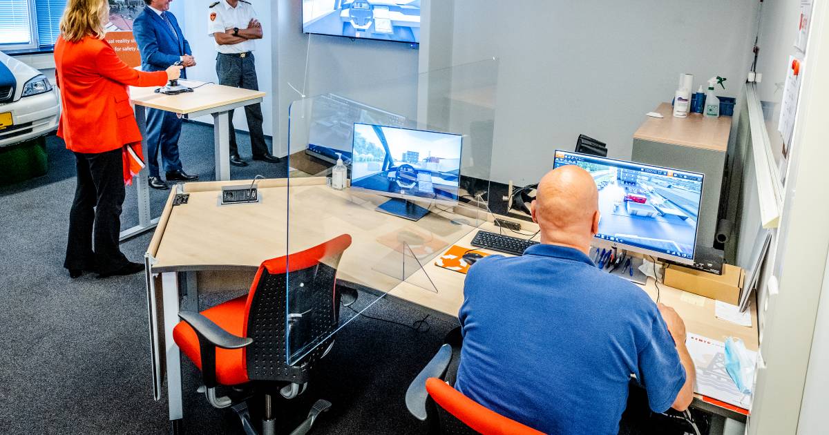 Brandweer kan vanaf nu elke dag met joystick oefenen op Kijfhoek, maar er gaat niets boven een échte oefening.