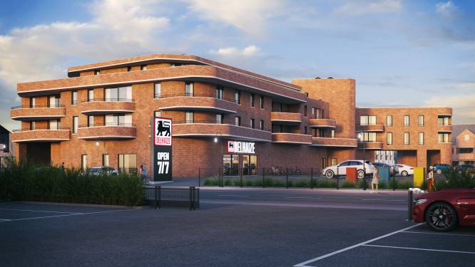 Kolkeneet afgesloten voor bouw nieuwe Delhaize en Residentie Kolkeneet