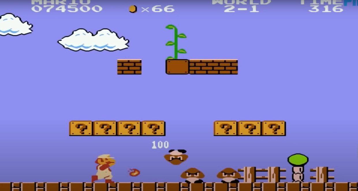 Super Mario 1985. Foto Nintendo