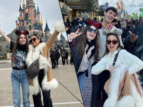 Cast Emily in Paris geniet van uitstap in Disneyland tijdens de opnames van vierde seizoen 