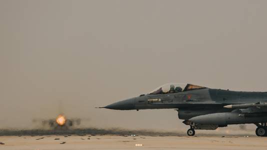 De Nederlandse F-16's voerden hun missies uit vanaf een basis in Jordanië.