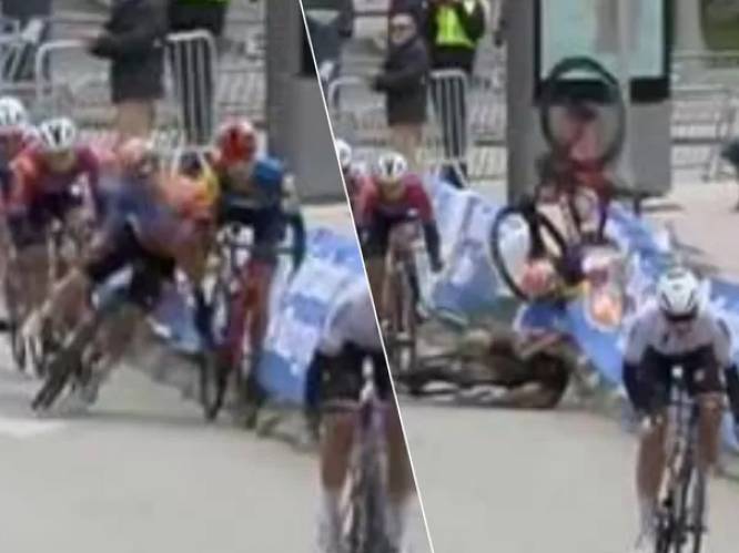 Horrorcrash van oud-wereldkampioene Elise Balsamo ontsiert massasprint in Ronde van Burgos