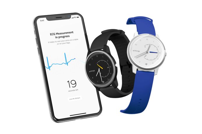 Withings bracht een smartwatch op de markt met een ingebouwde hartslagmeter die medisch bruikbare gegevens genereert.