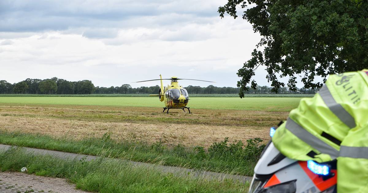 Brommerrijder zwaargewond bij frontale botsing met auto in Diessen.