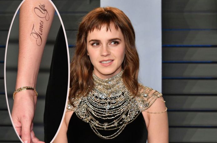 Emma Watson liet een foutje in haar tattoo sluipen.