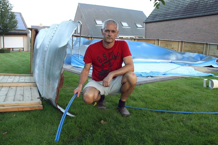 Zwembad Ontploft Geel Hln Be