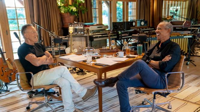 Barack Obama en Bruce Springsteen 'te gast' bij Humberto